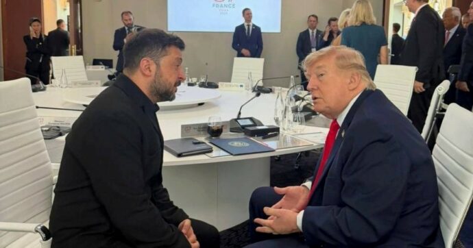 Al G7 di Evian è Trump-show: scavalca gli alleati, e Zelensky: “Difficile negoziare con la Russia”
