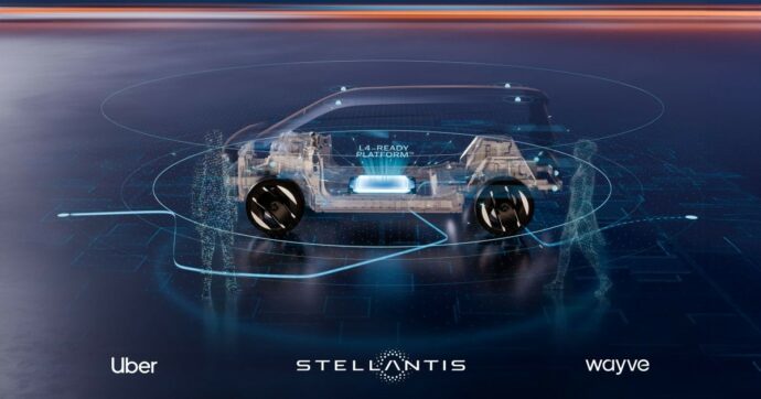 Stellantis insieme a Uber e Wayve. Parte la sfida globale dei robotaxi