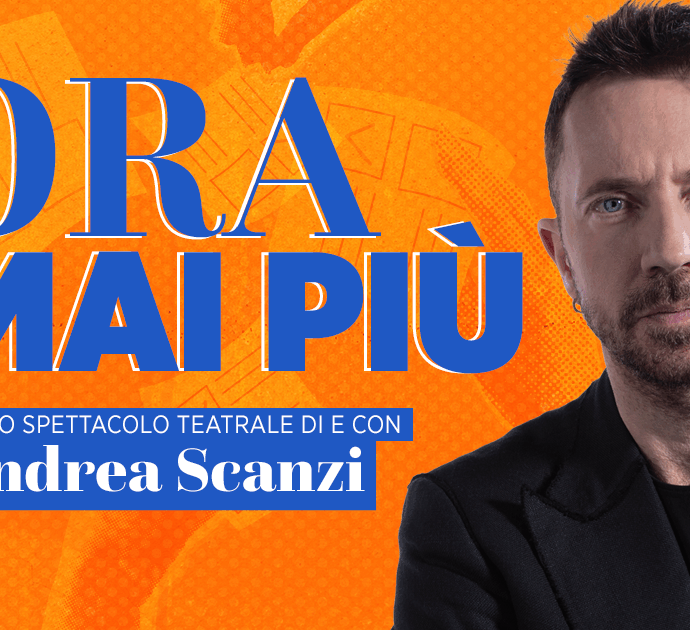 Andrea Scanzi a teatro con il suo nuovo spettacolo “Ora o mai più”