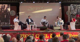 Copertina di “Allargare il campo largo a Renzi?”: la risposta corale degli operai dalla festa Fiom di Bologna