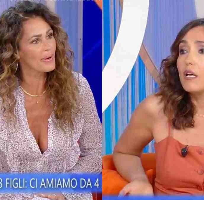 Samantha De Grenet contro Caterina Balivo: “Figli a 50 anni? Così si mettono al mondo degli orfani”. La conduttrice sbotta: “Ma che dici? C’è gente che muore a 30!”