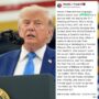 Copertina di “Gigiorgia” dopo “Giuseppi”: Trump sbaglia il nome di Meloni nel post in cui l’attacca