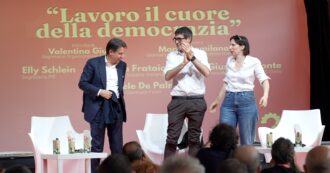 Copertina di “Non ci basta vincere, vogliamo governare per 5 anni”: la promessa di Schlein, Conte e Fratoianni