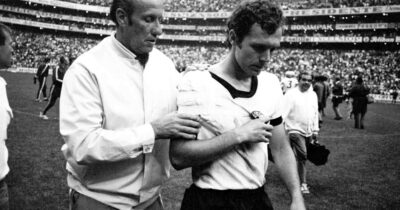 Copertina di Forza Italia? Macchè: Forza Germania! In un libro il tifo/amore clandestino di Giuseppe Culicchia per Rummenigge&Co fin dai tempi di Italia Germania 4 a3 (e dei Mondiali di Spagna)