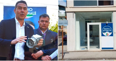 Copertina di La sede di Fratelli d’Italia? Da un giorno all’altro passa a Futuro nazionale: a Rovigo il “restyling” per seguire Vannacci