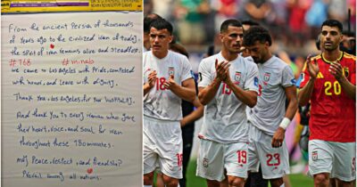 Copertina di L’Iran lascia gli Usa con una lettera scritta a mano: “Gareggiato con onore, ce ne andiamo con dignità”. Poi il ricordo delle 168 persone morte a febbraio
