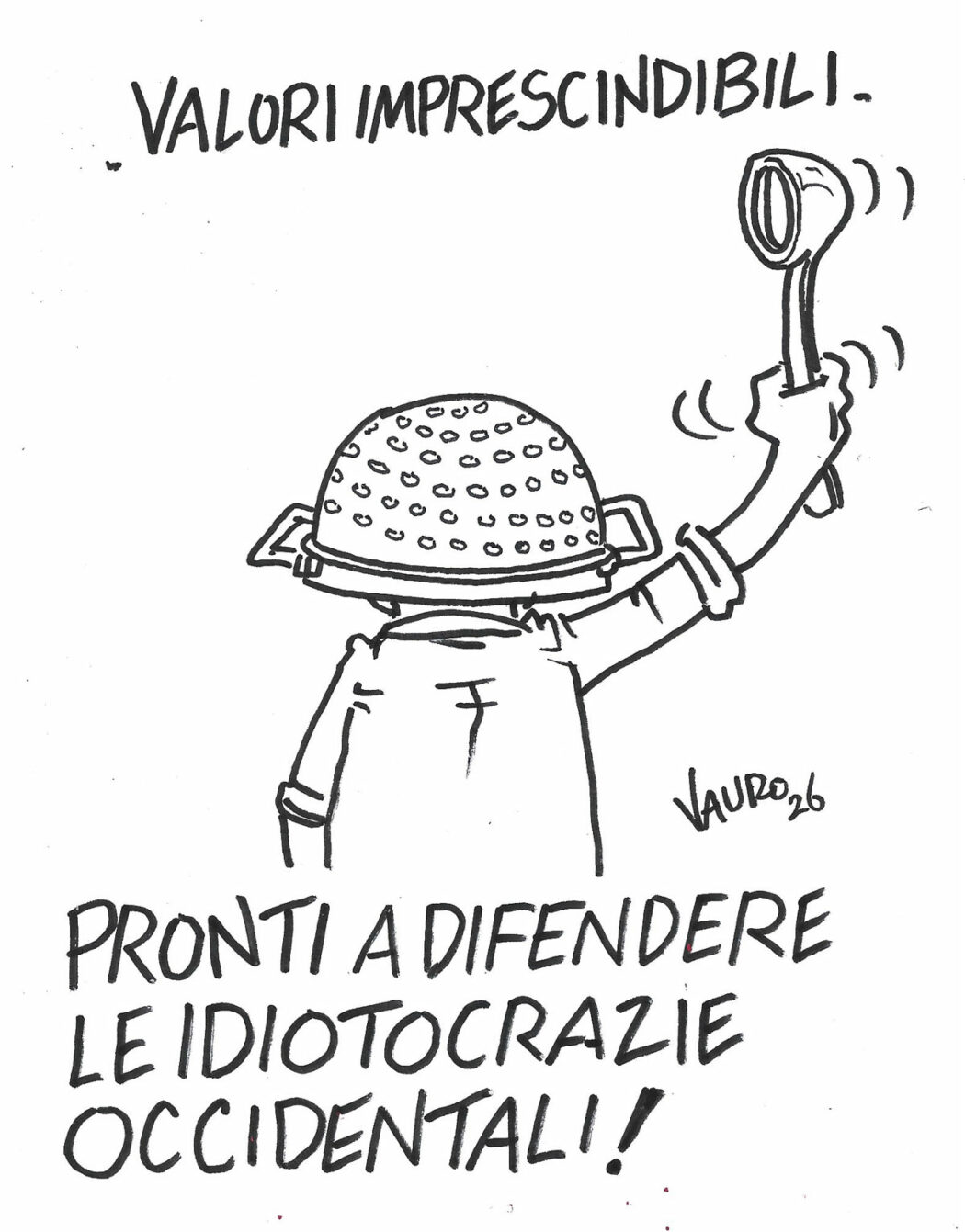 La vignetta di Vauro