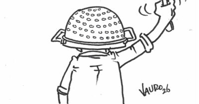 Copertina di La vignetta di Vauro