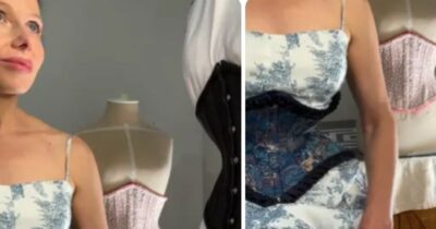 Copertina di “Porto il corsetto quasi 24 ore al giorno per arrivare ad avere il girovita più stretto del mondo, punto ai 38 centimetri. Se lo tolgo perdo progressi, quindi ci dormo anche”: la storia di Sarah Belle