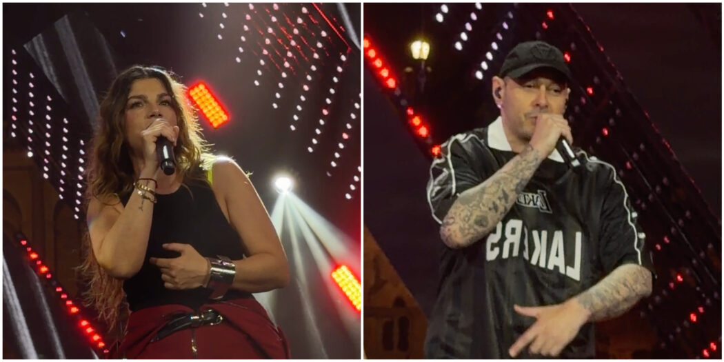 “Faccio un tiro chissà cosa si prova. Finisco prima che arrivi l’antidroga”: Emma e Fabri Fibra in anteprima al Tim Summer Hits  2026 – IL VIDEO