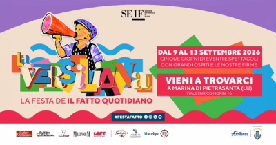 Copertina di Il grande ritorno: la Festa del Fatto Quotidiano torna in Versiliana dal 9 al 13 settembre 2026