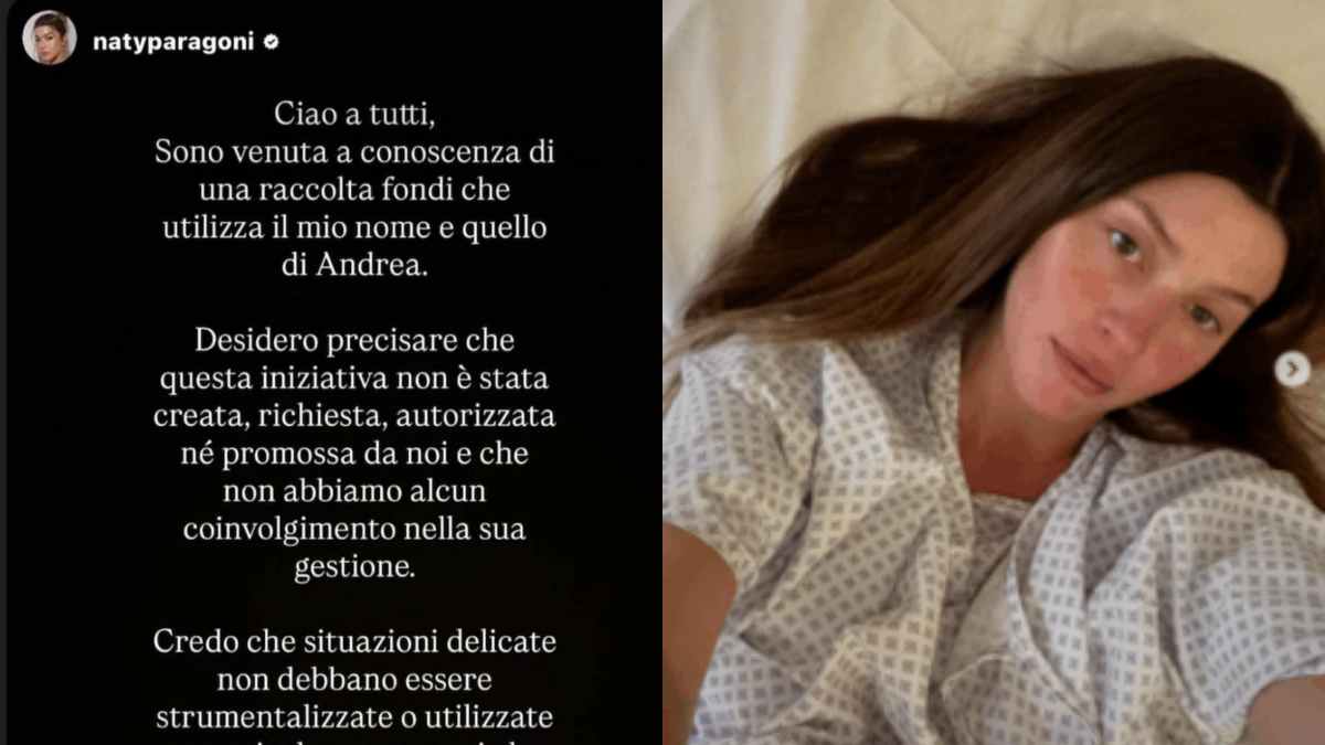 “Questa raccolta fondi che utilizza il mio nome e quello di Andrea Zelletta non è autorizzata”: Natalia Paragoni contro chi strumentalizza la sua malattia