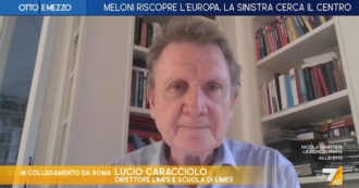 Copertina di Caracciolo a La7: “500 aerei Usa dalle basi italiane? Che dentro ci siano panini o bombe, è un’azione di guerra. Meloni riferisca in Parlamento”