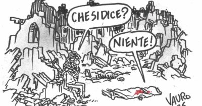 Copertina di La vignetta di Vauro