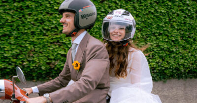 Copertina di Francesca Michielin ha sposato Davide Spigarolo, cerimonia per pochi intimi e poi la fuga in vespa rossa