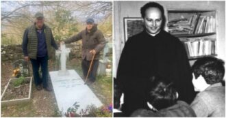 Copertina di Litigò con don Milani a suon di parolacce e rifiutò la scuola di Barbiana: la storia di Nanni Banchi, che da 60 anni prega sulla tomba del priore