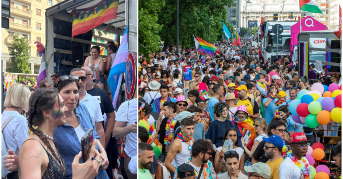 Milano Pride, migliaia in corteo sfidano il caldo. Schlein ricorda il giovane ucciso in Versilia: “Vittima di omotransfobia”