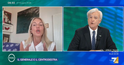 Copertina di Lite Paita-Rinaldi: “Glielo dico in faccia, il capo dello Stato non va scelto solo da chi vuole la remigrazione”. “Arroganti”. Su La7
