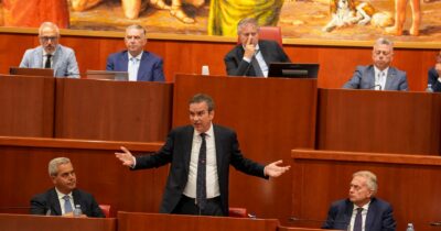 Copertina di L’indagine come la fiumara: divisa e sgonfiata