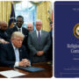 Copertina di Via il muro tra Stato e Chiesa, no vaccini per motivi religiosi, la Bibbia come base del diritto: così la Commissione voluta da Trump demolisce la laicità degli Usa