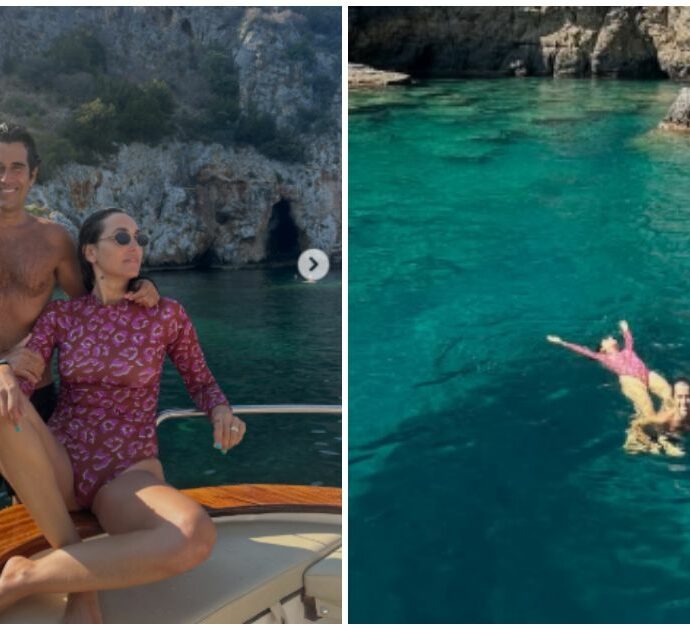 Caterina Balivo lancia il trend dell’estate 2026: ecco cos’è il “surf suit”, il costume a maniche lunghe che spopola in spiaggia (e in città)