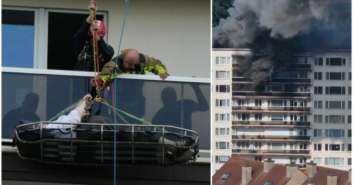 Incendio in un condominio di Anversa in cui vivono 200 persone: “Almeno 5 i morti”. La polizia: “Guasto tecnico”