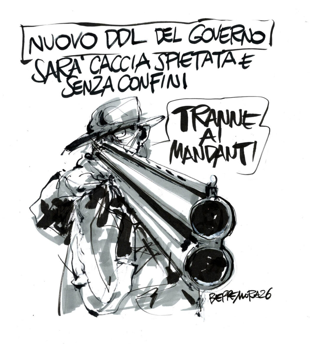 La vignetta di Beppe Mora