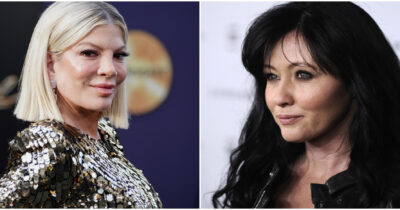 Copertina di “Ho pianto di più per la morte di Shannen Doherty che di mio padre. La mia reazione emotiva è stata più intensa e c’è un motivo”: lo rivela Tori Spelling