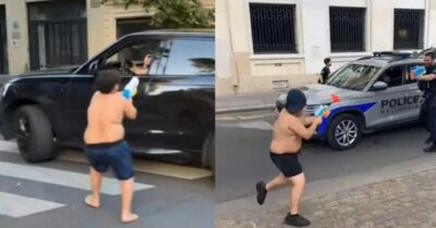 Copertina di Spinge le persone nella Senna e spruzza acqua contro passanti e ciclisti: gli “scherzi” del tiktoker Hanza finiscono nel mirino della polizia