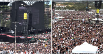 Ultimo, ecco il fiume dei 250mila fan a Tor Vergata: le impressionanti immagini dall'alto
