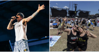 Copertina di Ultimo sul palco per “La favola per sempre”. Fabrizio Moro ha aperto l’evento, 250mila cantano “Pianeti” e oltre 40 brani
