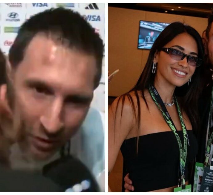 “Se ti guardo, dicono ‘Perché l’hai guardata?’. Se ti saluto, dicono ‘Perché l’hai salutata’”: Messi scherza con la giornalista e “riaccende” il gossip del triangolo con la moglie