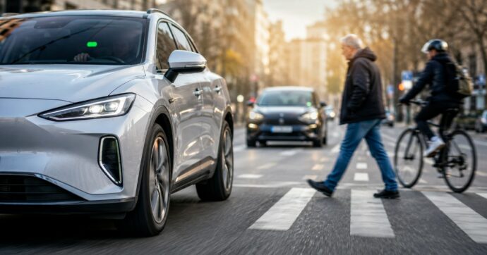 Auto elettriche più sicure? Sì, ma aumentano i rischi per chi va a piedi