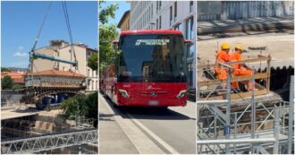 Copertina di Blocco dei treni nel nodo di Firenze: i lavori di sostituzione del Ponte al Pino e i bus sostitutivi fuori dalle stazioni