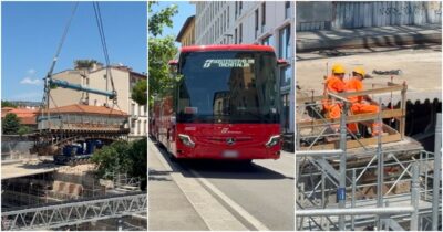 Copertina di Blocco dei treni nel nodo di Firenze: i lavori di sostituzione del Ponte al Pino e i bus sostitutivi fuori dalle stazioni
