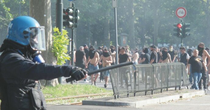 Ultras ferito alla testa, sospeso il poliziotto