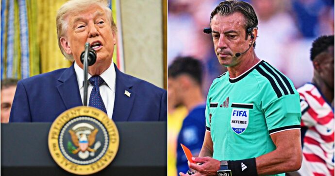 Perché Trump ha definito ‘sospetto’ e ‘orribile’ Raphael Claus, l’arbitro che aveva espulso Balogun