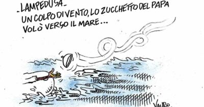 Copertina di La vignetta di Vauro