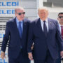 Copertina di Trump arrivato ad Ankara: “Sono deluso dalla Nato. Italia, Germania, Francia e Gran Bretagna non ci hanno aiutato. Sono qui solo per l'amico Erdogan”