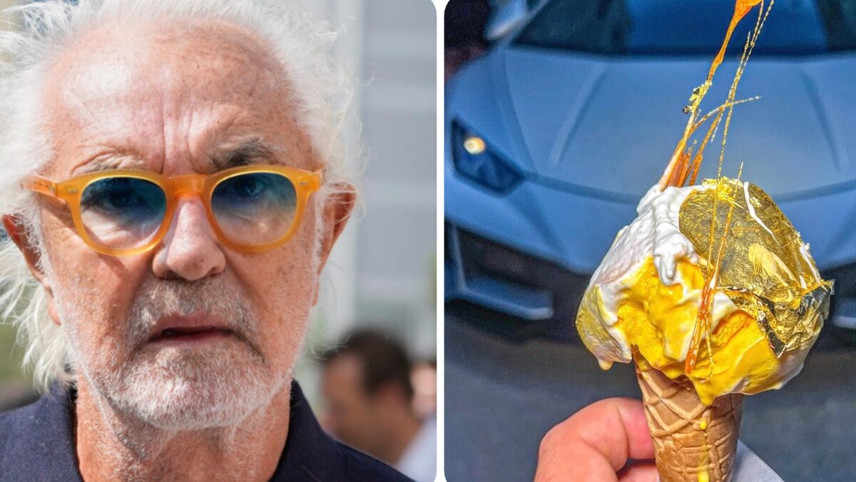 “Comprare un cono gelato a 95 euro è da cretini”, “Costa così perché usiamo zafferano puro e abbiamo una lista d’attesa”: il botta e risposta tra Flavio Briatore e Vincenzo Paparella
