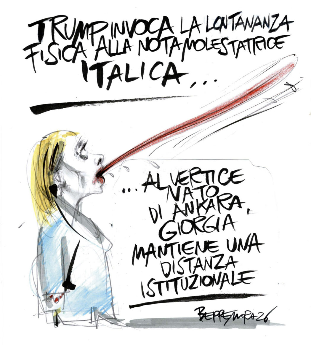 La vignetta di Beppe Mora
