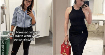 Copertina di “Mi sono ritrovata a vivere in leggings, con le macchie sui vestiti. Così ho deciso di spendere 10 mila dollari per farmi rifare il guardaroba da una stylist”: la storia di Gina Knox
