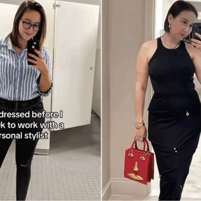“Mi sono ritrovata a vivere in leggings, con le macchie sui vestiti. Così ho deciso di spendere 10 mila dollari per farmi rifare il guardaroba da una stylist”: la storia di Gina Knox