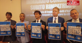 Copertina di Fdi di lotta e di governo: “propone” espulsioni e revoca della cittadinanza per gli immigrati che commettono reati. “Sfida a Vannacci? No, sempre stato nel programma”