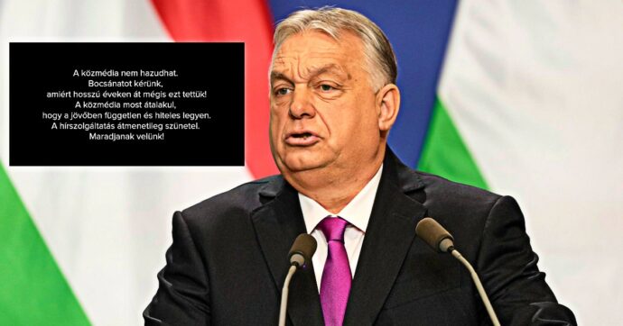 Ungheria, la tv pubblica interrompe le trasmissioni e si scusa: “Nell’era Orbán vi abbiamo mentito”