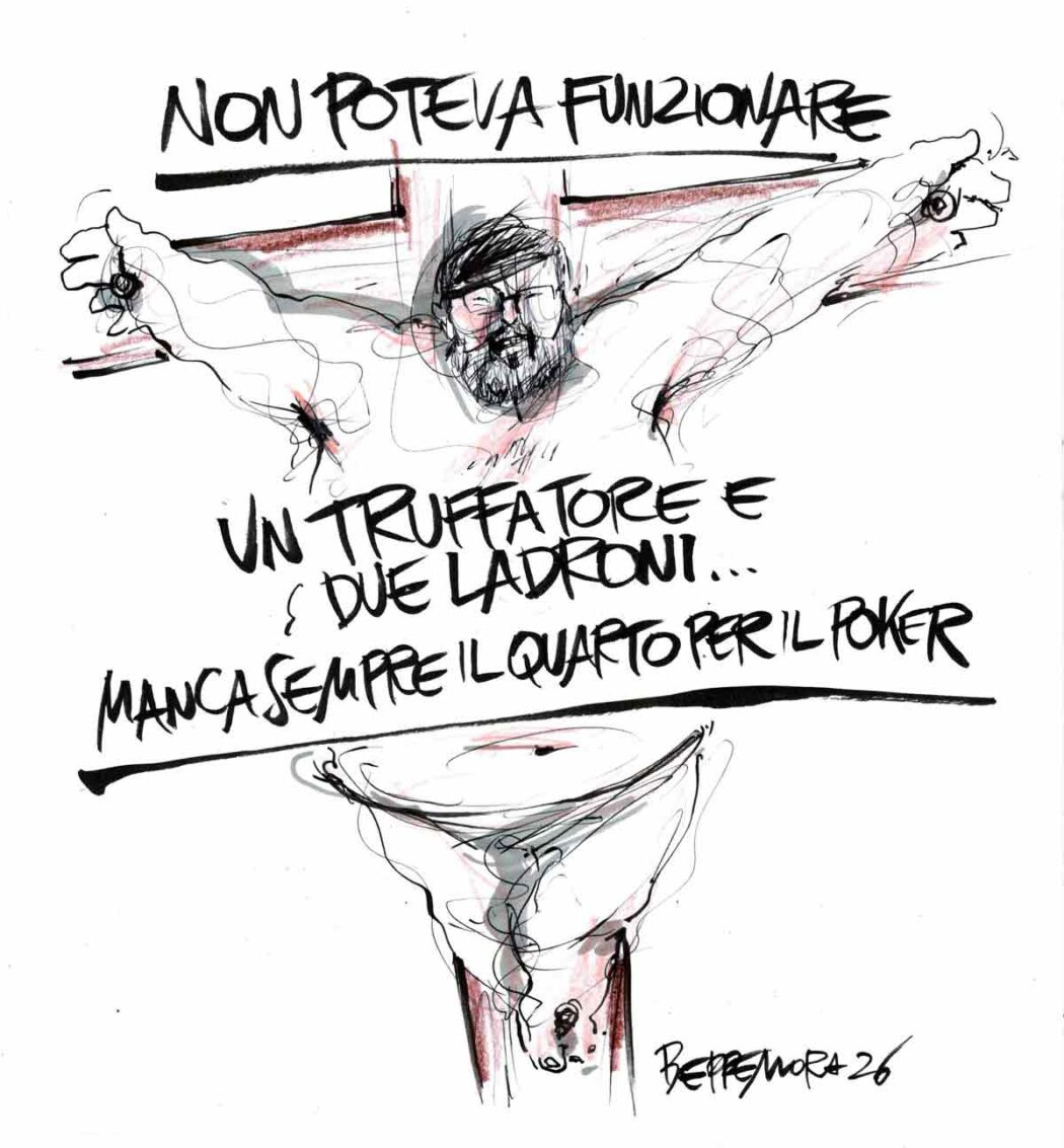 La vignetta di Beppe Mora