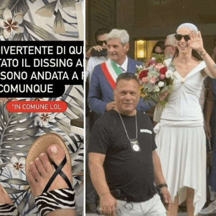 “Non so fare le valigie. Ho messo le uniche cose che avevo portato”: la confessione di Aurora Ramazzotti sui sandali zebrati indossati al matrimonio