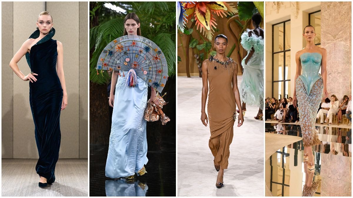 Corsa all’abito da sogno che non conosce crisi: a Parigi la Haute Couture conquista i milionari con i finti Post-it di Chanel, il budoir di Armani e le giacche di silicone di Schiaparelli