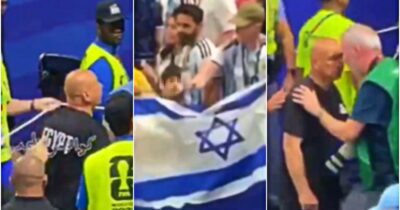 Copertina di La rabbia di Hassan: il ct dell’Egitto vede una bandiera di Israele e gli sputa. Poi se la prende con un fotografo – Video