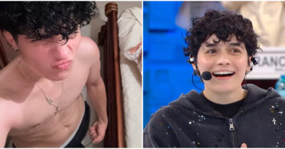 Copertina di “La mente in burrasca, ma il cuore pulito. Questo sono io”: la foto a petto nudo di Senza Cri di “Amici” e il messaggio per le persone non binarie